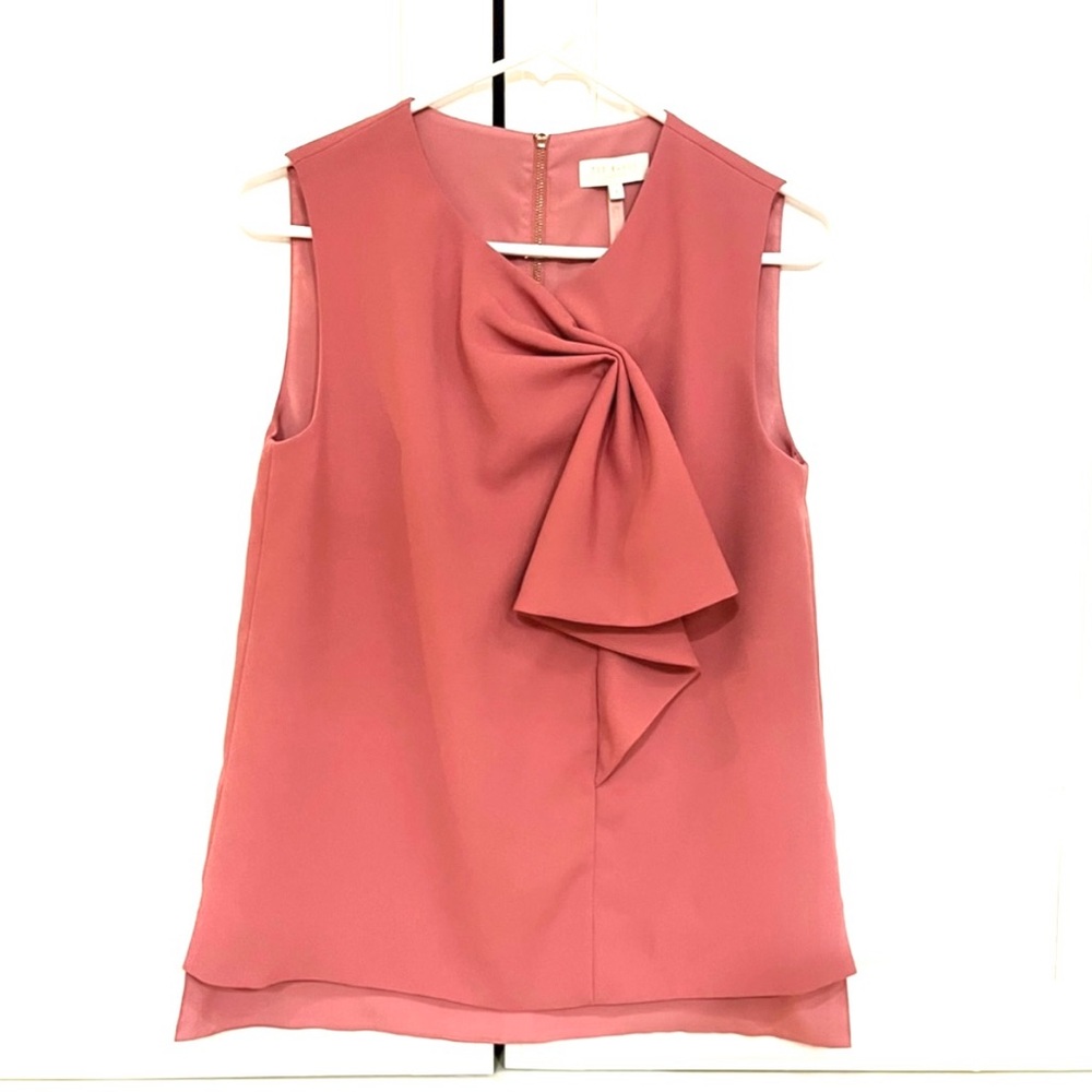 EUC Ted Baker Draped Top